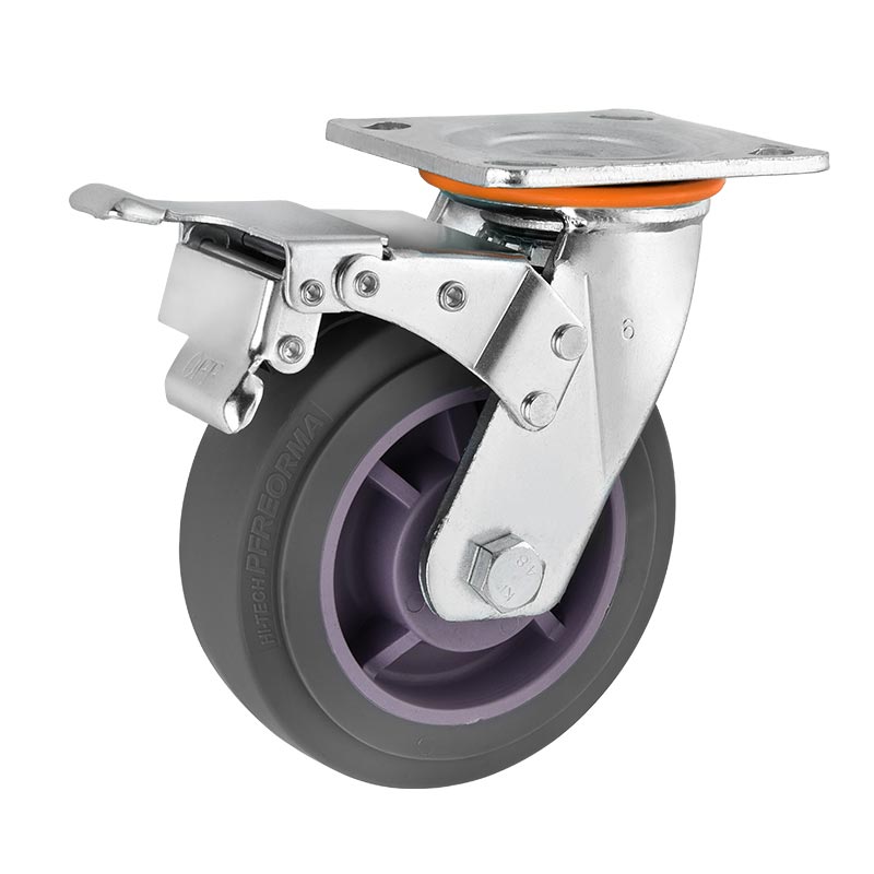 Heavy Duty Casters TPR Flat Tread