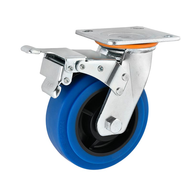 Heavy Duty Casters Performa TPR Blue
