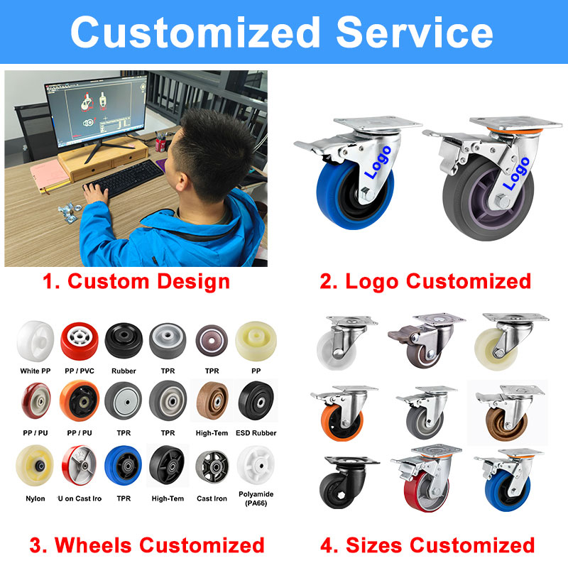 Heavy Duty High Temperature Caster Wheels