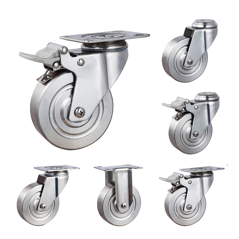 SUS304 Medium Medical Casters